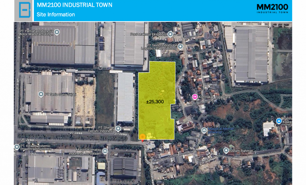 Dijual Tanah Industri HGB Mm2100 Cibitung, Deltamas, Ejip Cikarang — foto 2