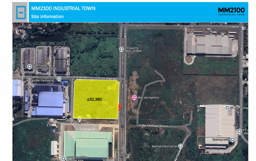 Dijual Tanah Industri HGB Mm2100 Cibitung, Deltamas, Ejip Cikarang — foto 2