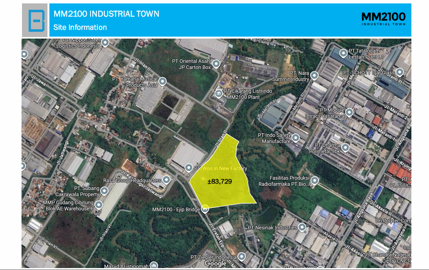 Dijual Tanah Industri HGB Mm2100 Cibitung, Deltamas, Ejip Cikarang — foto 2