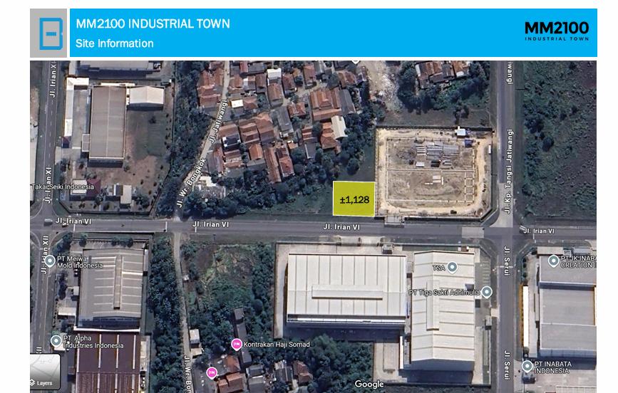 Dijual Tanah Industri HGB Mm2100 Cibitung, Deltamas, Ejip Cikarang — foto 2