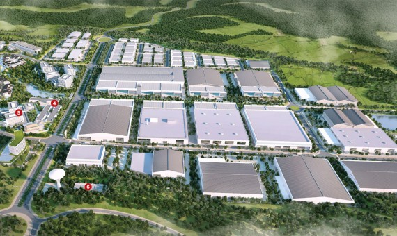 Dijual Tanah Industri HGB KNIC Karawang Barat