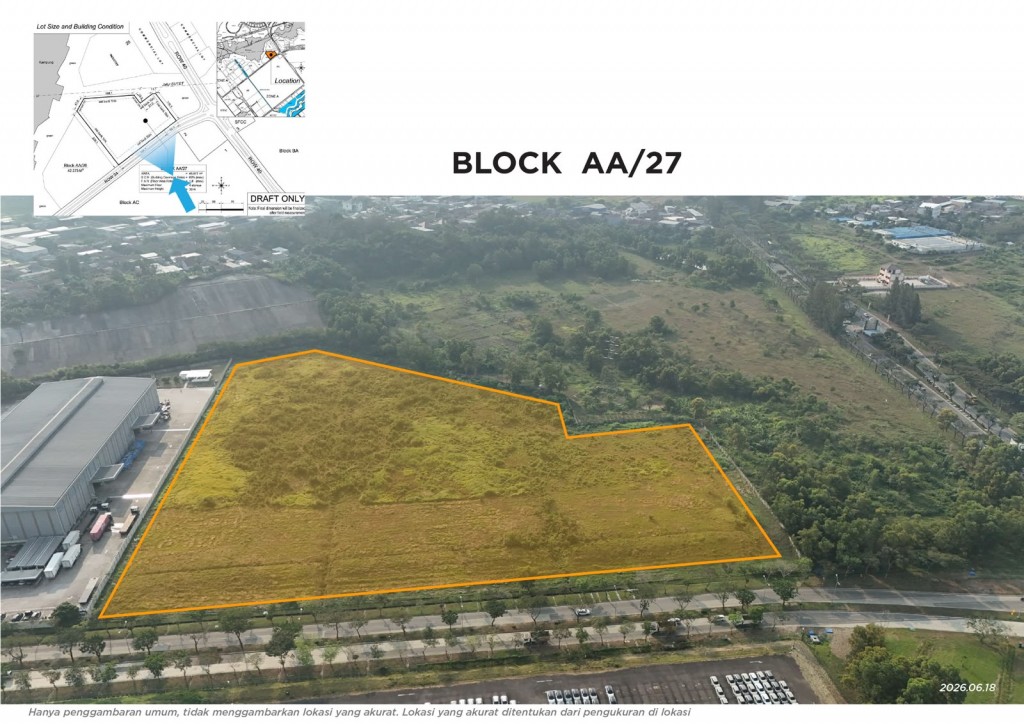 DIJUAL KAVLING INDUSTRI DATA CENTER GICC DELTAMAS CIKARANG — foto 1